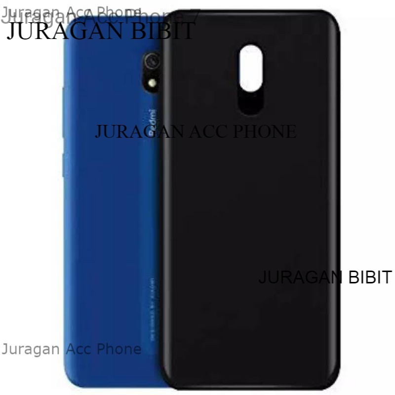 Soft Case Blackmatte Xiaomi Redmi 8 Casing Silikon  Black Matte Hitam Polos Xiaomi Redmi 8 Termurah 