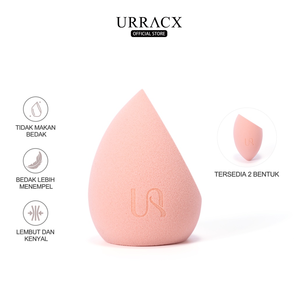 URRACX Spons Bentuk Base Makeup Sponge Set Bevel Triangular Sponge Soft