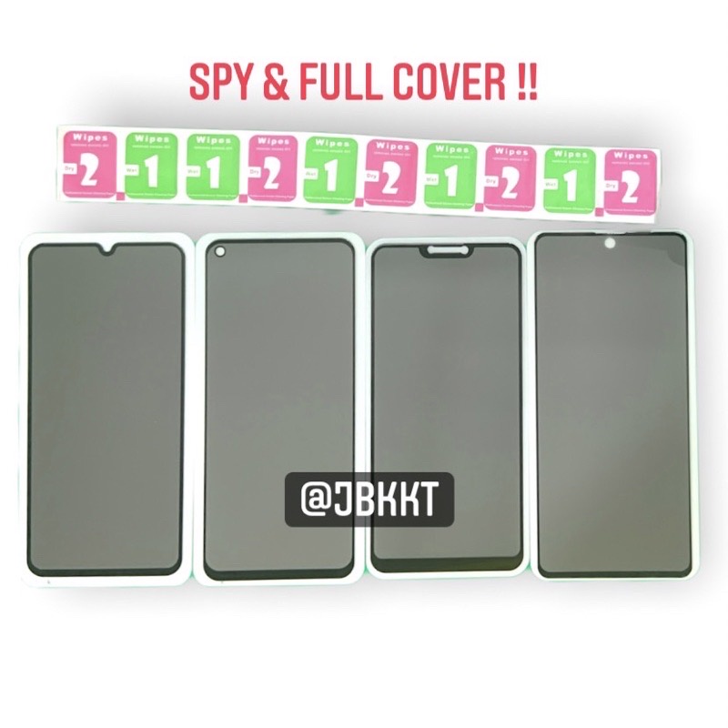 TEMPERED GLASS PRIVACY FULL SCREEN ANTI SPY Y11 Y12i Y15 Y17 Y19 Y30 Y50 Y83 Y91 Y91C Y93 Y95 Y20 Y2