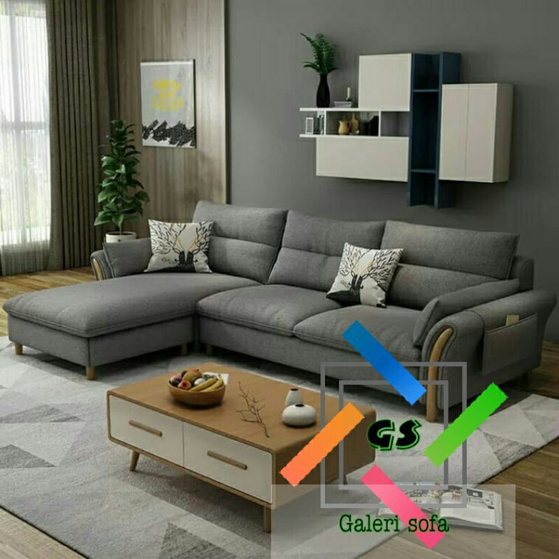 SOFA MINIMALIS L SHAPE MODERN TERBARU 2020