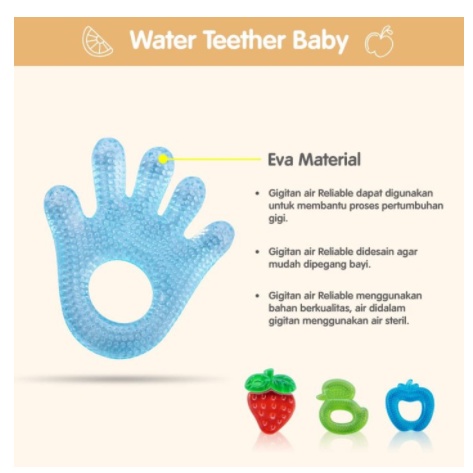 GIGITAN BAYI Reliable Water Teether Air ( Gigitan Bayi ) BPA FREE