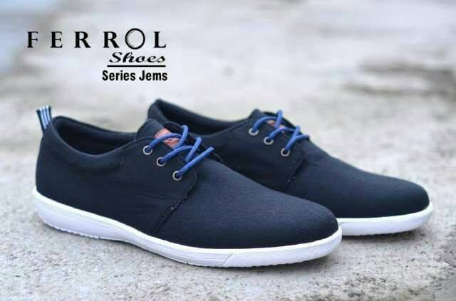 BERGARANSI TERMURAH ! Sepatu Kasual Pria Ferrol Jems Original