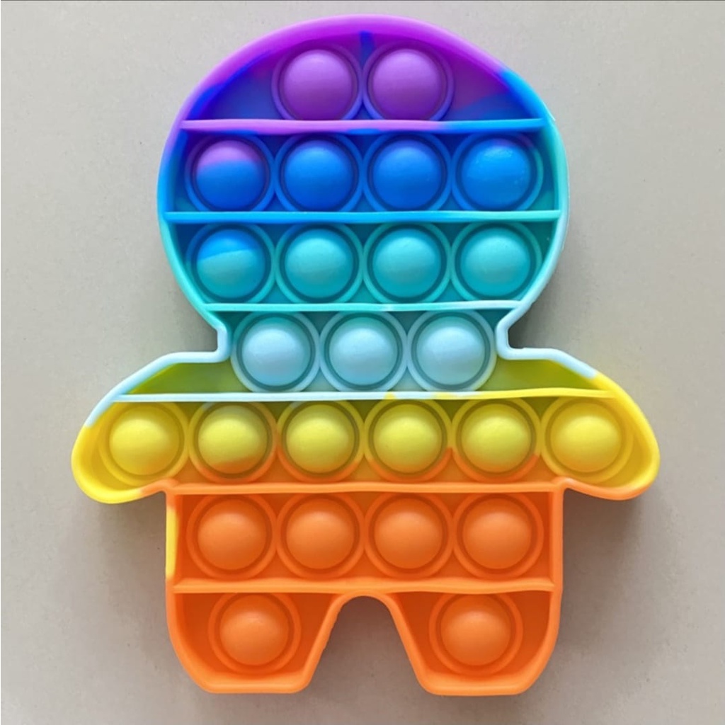 Pop it spiner pop it mini pop it murah mainan anak-ORANG2AN 12CM