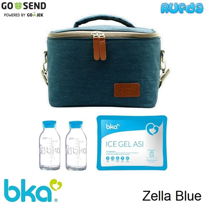 (Biru) BKA Cooler Bag / Coolerbag, Tas Pendingin ASI Perah