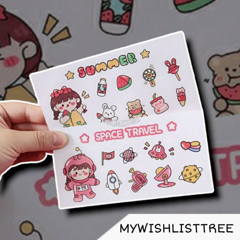 

STICKER KARAKTER WANITA CUTE LUCU HIASAN BUKU TULIS BUKU CATATAN | STATIONERY ANAK-ANAK MODEL CUTIE SWEET | STIKER KOREAN GIRL AKSESORIS SEKOLAH MURAH STIKER MURAH LUCU KEKINIAN