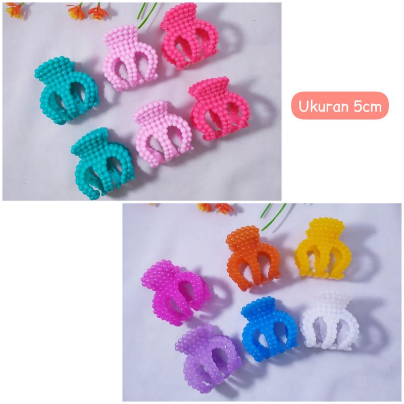 Jepit Rambut Jedai Norami Mini 5cm Bintik Import Korea Style Jedai Mini Bintik Warna Warni Murah