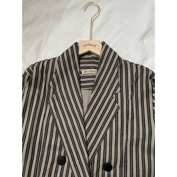 Cuci gudang stripes blazer