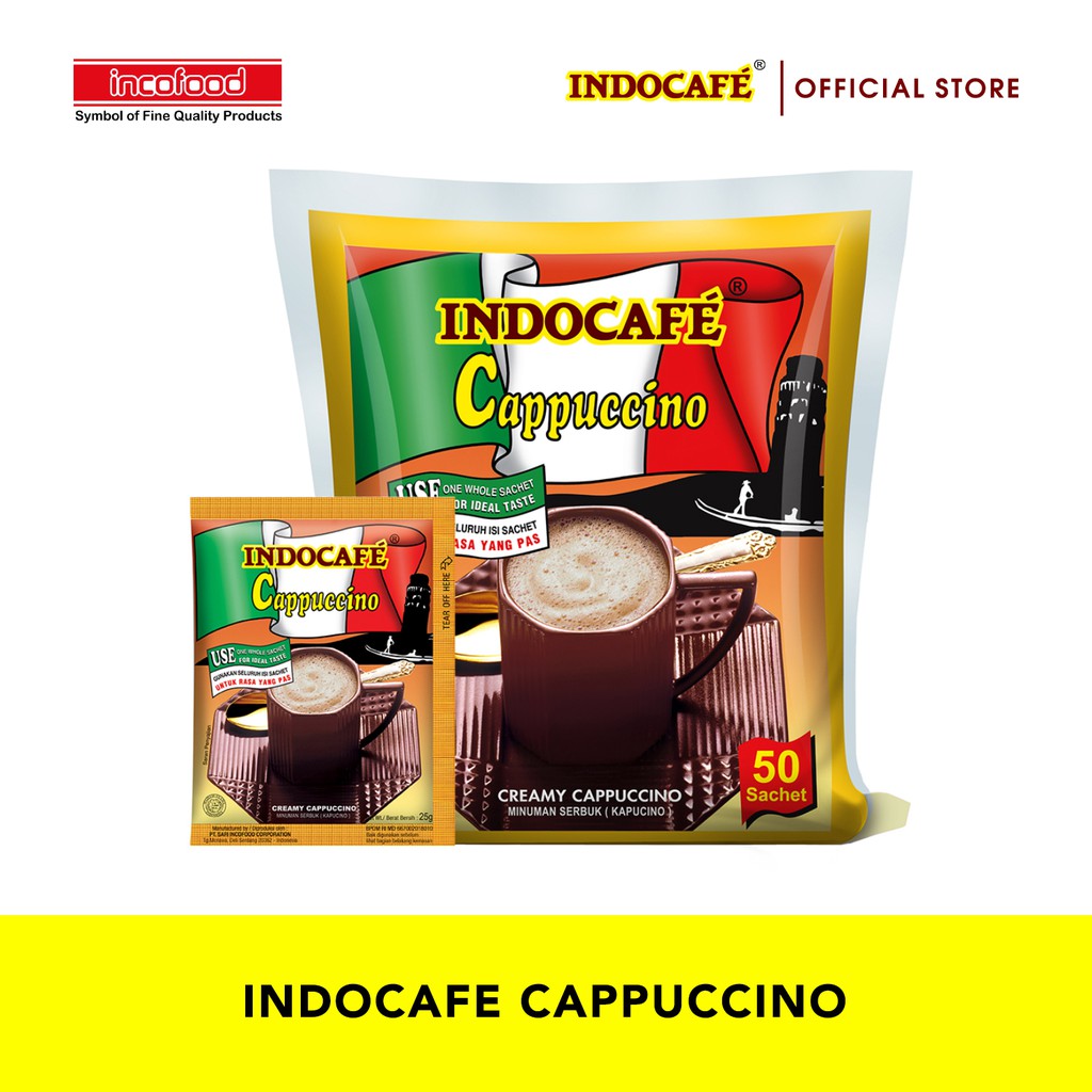 Indocafe Cappuccino (50 sachet)