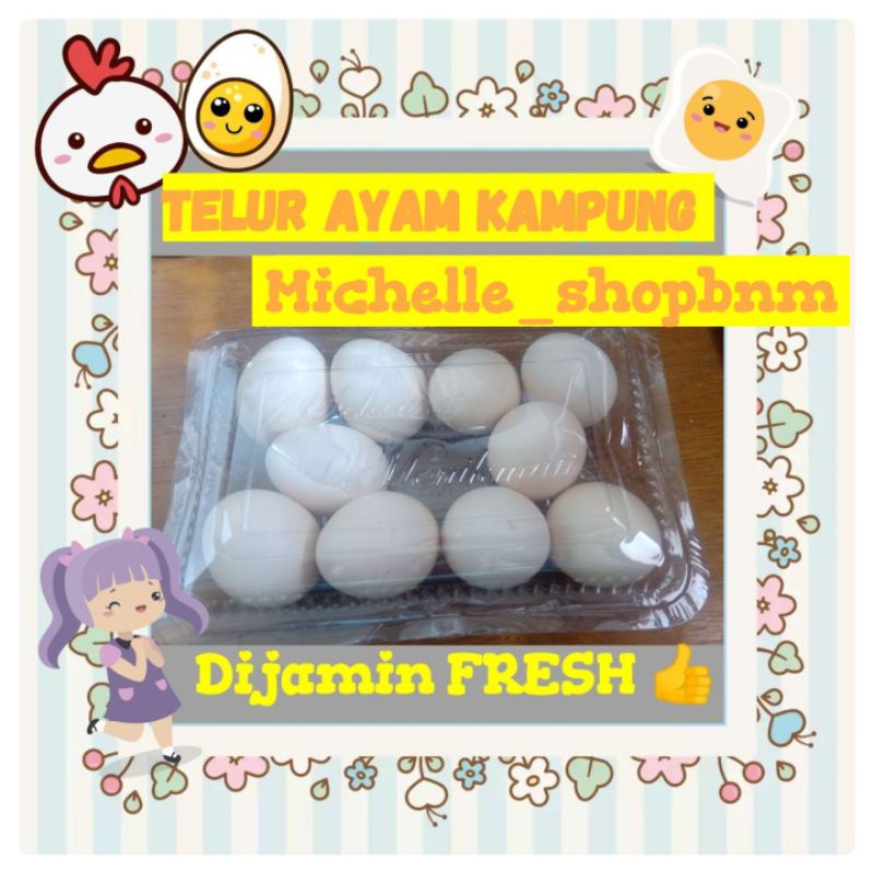 

Telur Ayam Kampung ( FRESH ) ** Chat dulu untuk cek stok & harga