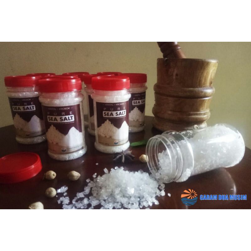 

PURE SEA SALT Higienis dan Tanpa Campuran Bahan Kimia (KRISTAL) 250g
