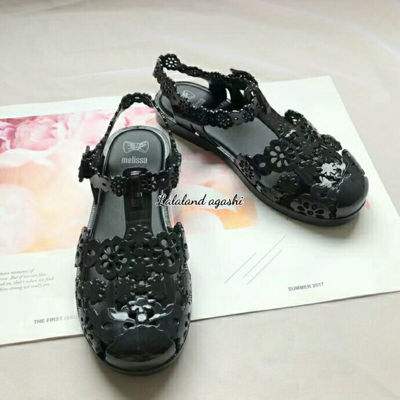 Sepatu  Melissa Possession Lace + Viktor And Rolf Ad black/sepatu melissa/sepatu jelly wanita