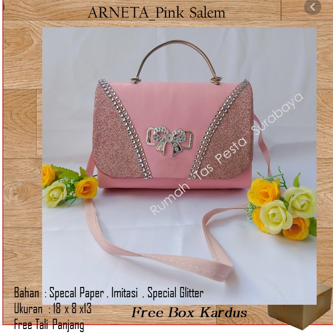 Tas Seserahan,Tas Souvenir,Tas Home Made ,ARNETA_PINK SALEM