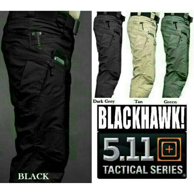  Celana  Pria Tactical  Black Hawk Celana  Cargo Tactical  