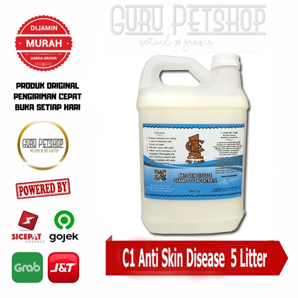 C1 Shampoo Concentrate - shampoo grooming anjing kucing 5 Liter