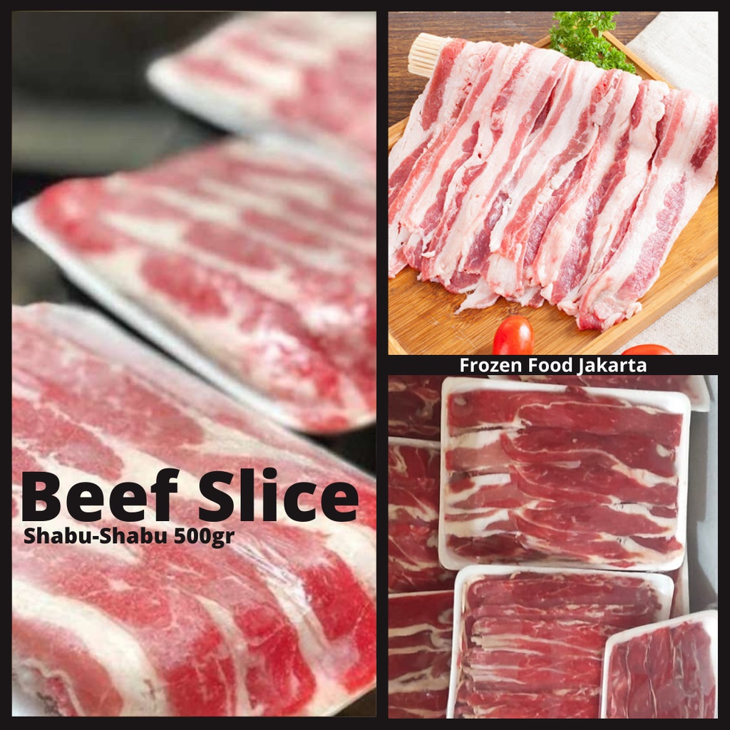 

Beef Slice Shabu-Shabu Shortplate 500gr, Daging Sapi Iris Segar, Yoshinoya, Shaburi