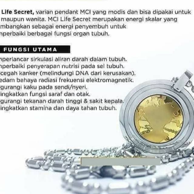 Kalung pendant LSM4 (MCI) original