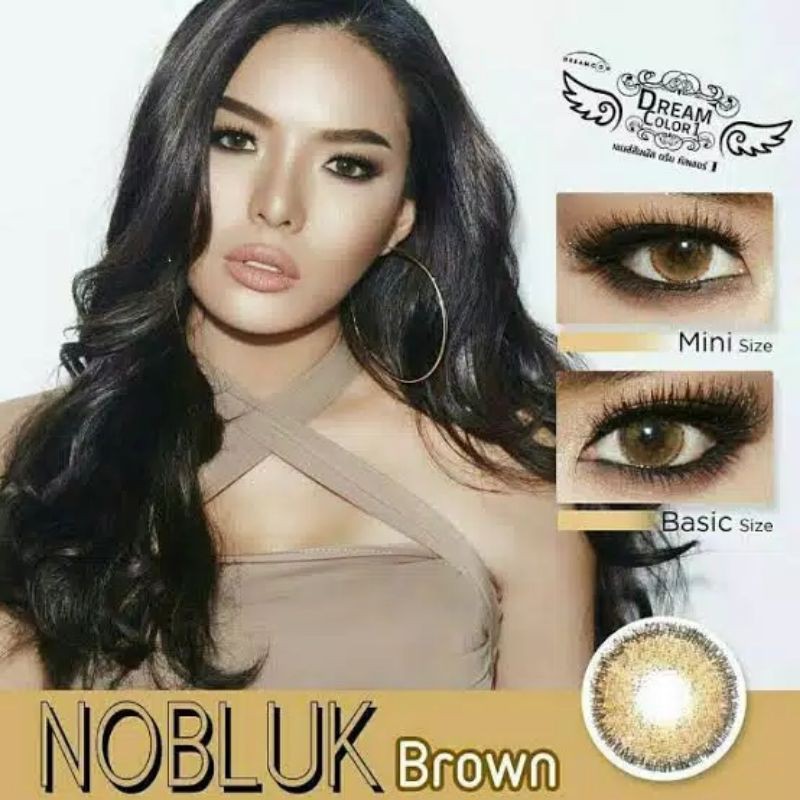 SOFTLENS NOBLUK ONLY PLANO READY (GREY,BROWN,BLUE)