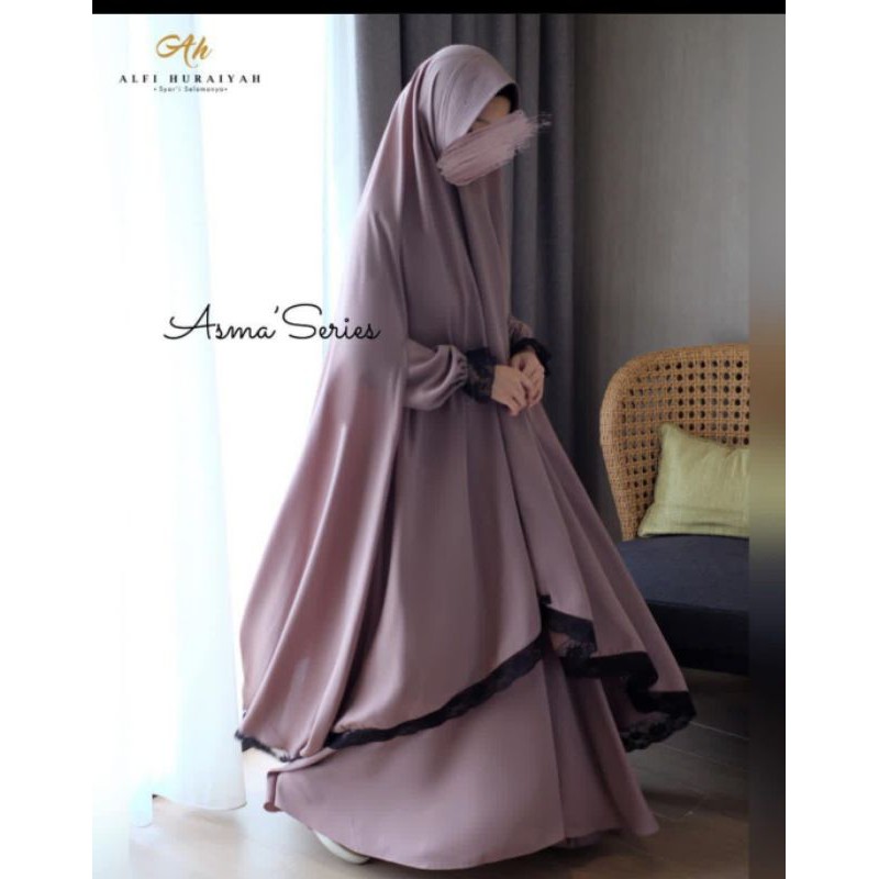 Preloved Gamis set Asma by Alfi Huraiyah