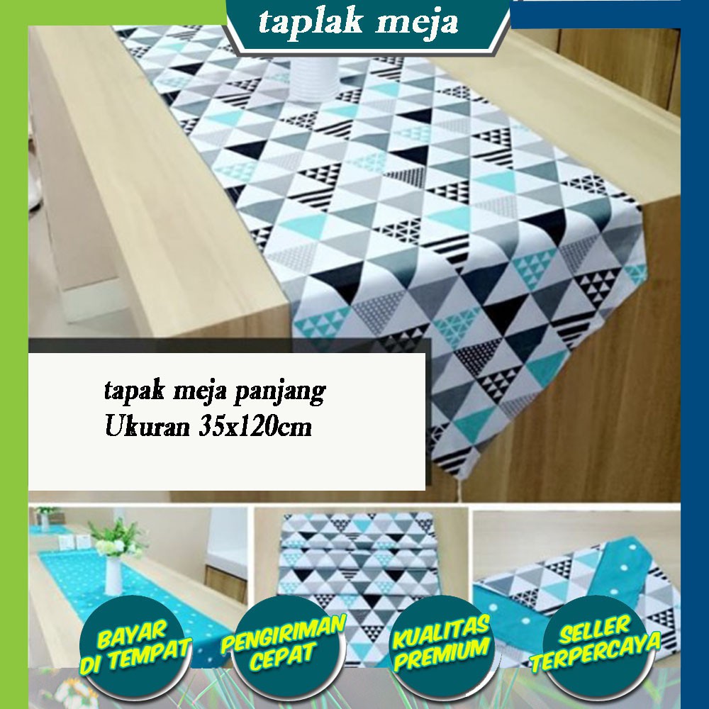 taplak meja tamu panjang minimalis taplak meja makan motif