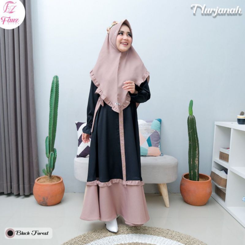 Fauz Hijab - Nurjanah Gamis Set