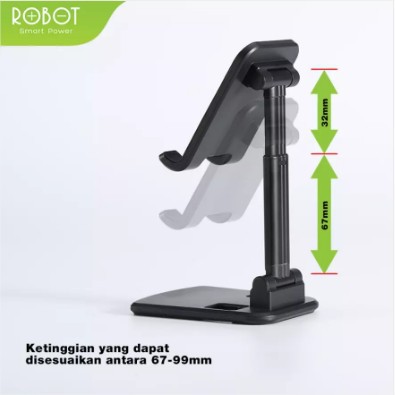 ROBOT RT-US06 FOLDABLE PHONE HOLDER HP DI MEJA DESKTOP TABLE RT US06