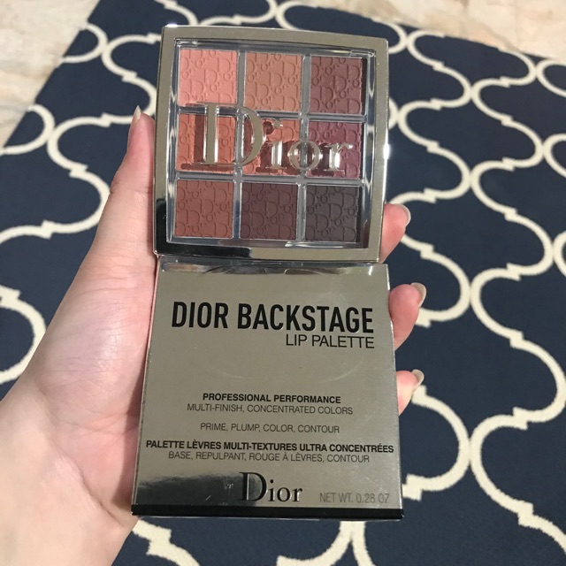 dior backstage lip palette 001 universal neutrals