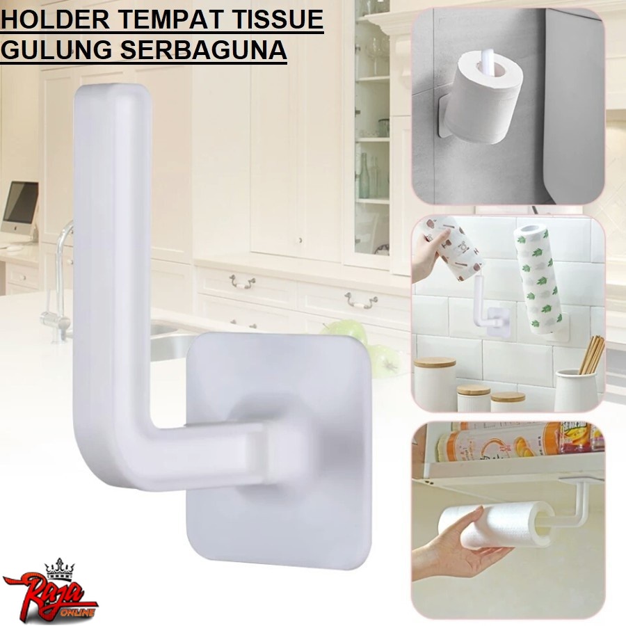 TG12 - Gantungan Tissue Gulung Tempat Tissue Roll Toilet atau Dapur