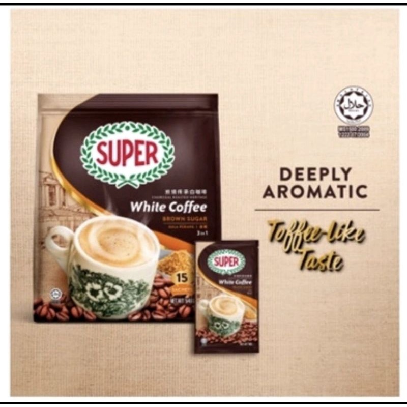 

SUPER white coffee brown sugar