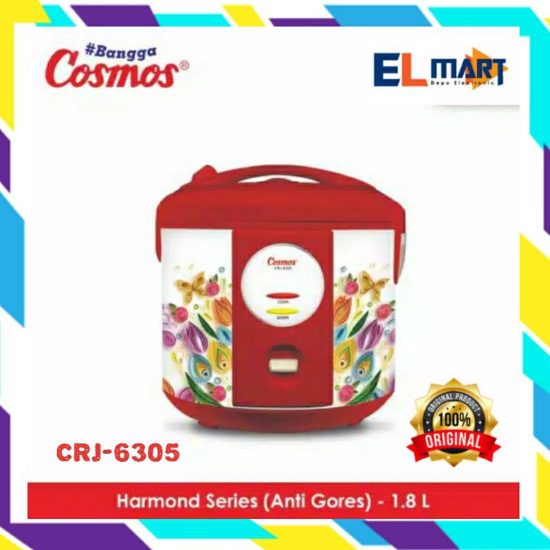 Magic Com Cosmos Harmond 3in1 1,8 Liter CRJ 6305 CRJ6305 1,8L