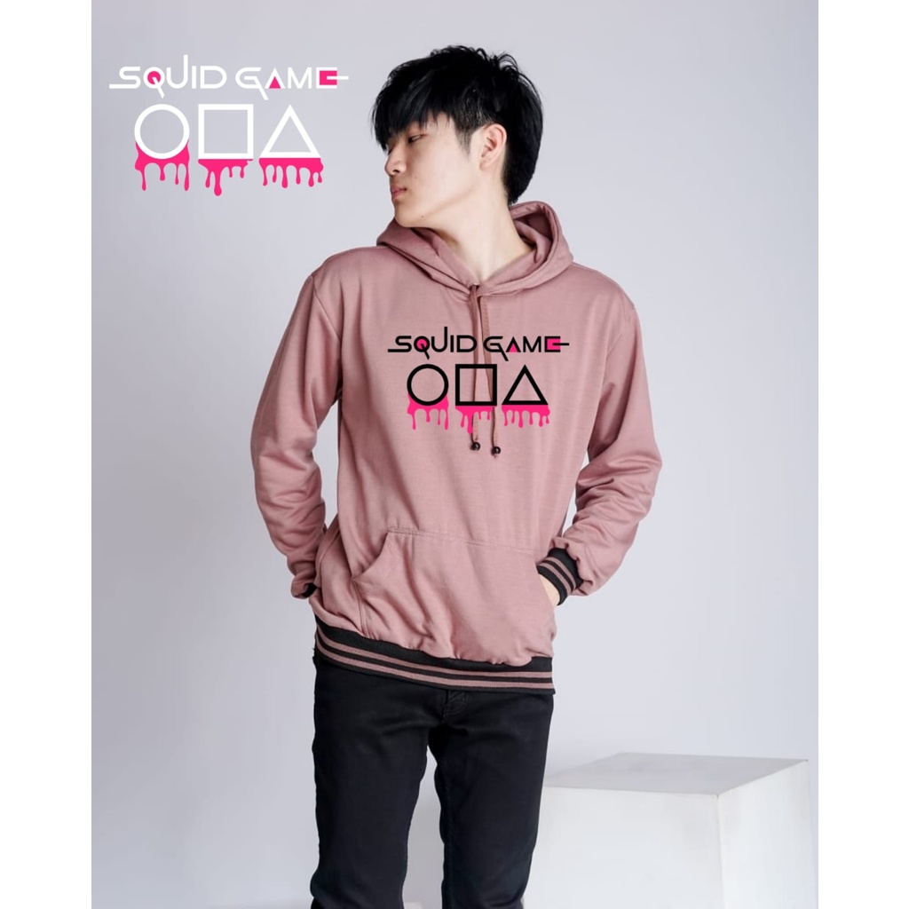 bisa COD / POLILE - HOODEI FRONTMAN SQUIDGAME / netflix / korea / new hot list / game / tringle / square / circle / hoodie pria / terbaru