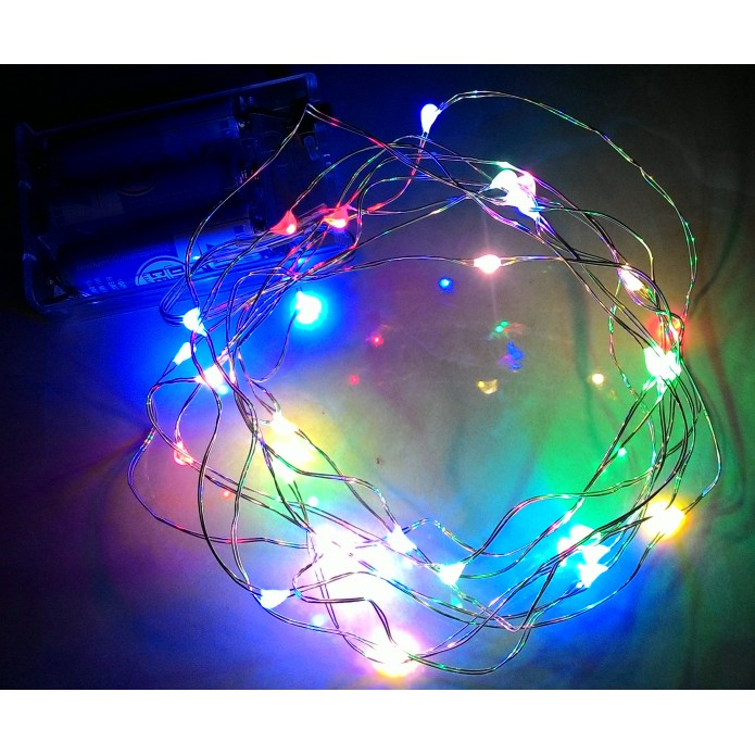 LAMPU NATAL LED LAMPU KAWAT LED LAMPU HIAS BATERAI KAWAT LAMPU LED