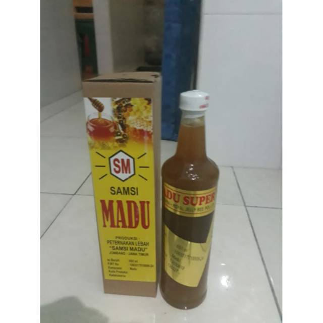 

Madu Super (Royal Jelly & Bee Pollen), Madu Asli, Madu Samsi 650ml