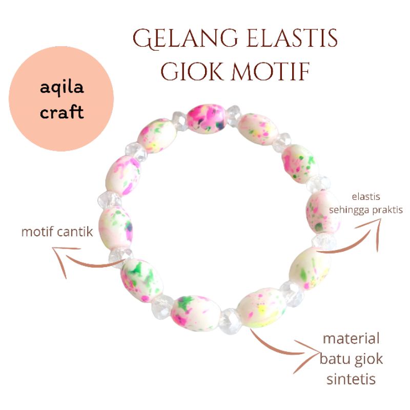 COD GELANG ELASTIS GIOK MOTIF GELANG WANITA