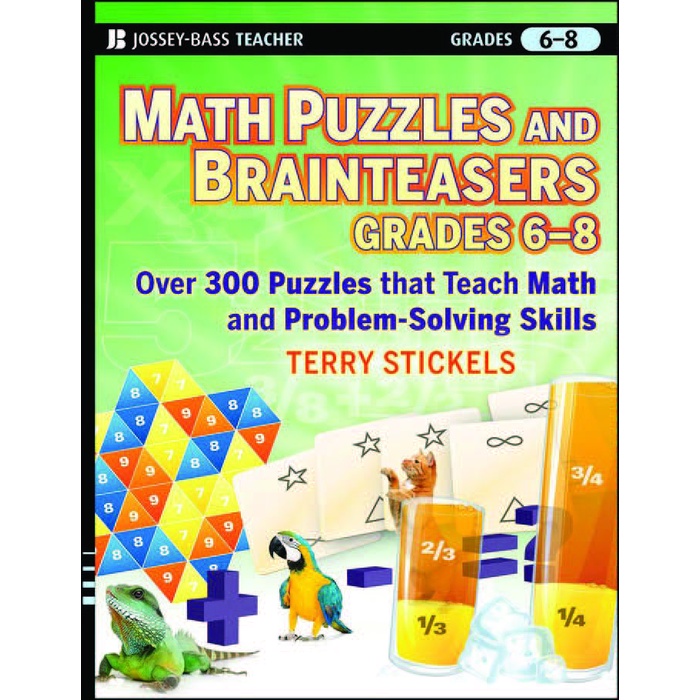 Jual Buku Math Puzzles And Brainteasers Grades Over Reproducible Puzzles That Teach