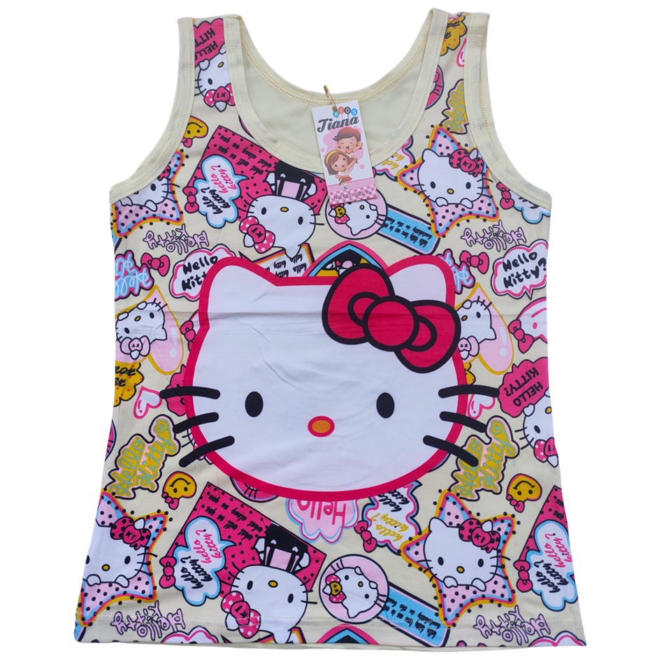 Kaos Singlet Motif HK CUTE TALI BESAR / Kaos Dalam Anak Perempuan