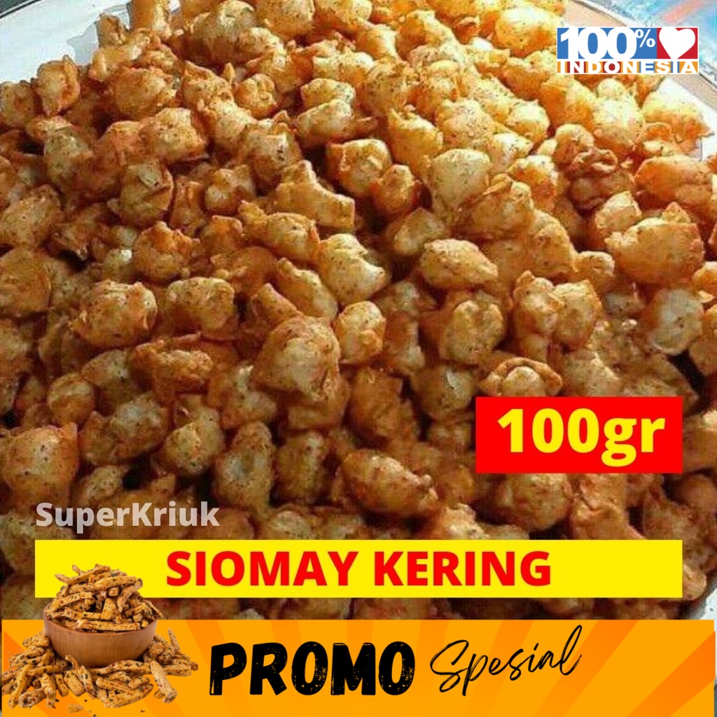 

Siomay Kering rasa Original Pedas Murah 100gr