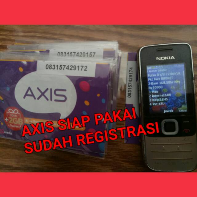 PERDANA AXIS SUDAH LANGSUNG ON AKTIF  ^_^