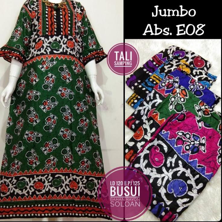 Grosir Daster Maura Jumbo LD 120 Kekinian Lengan 3/4 - Motif Viral  "REO.31My22т"