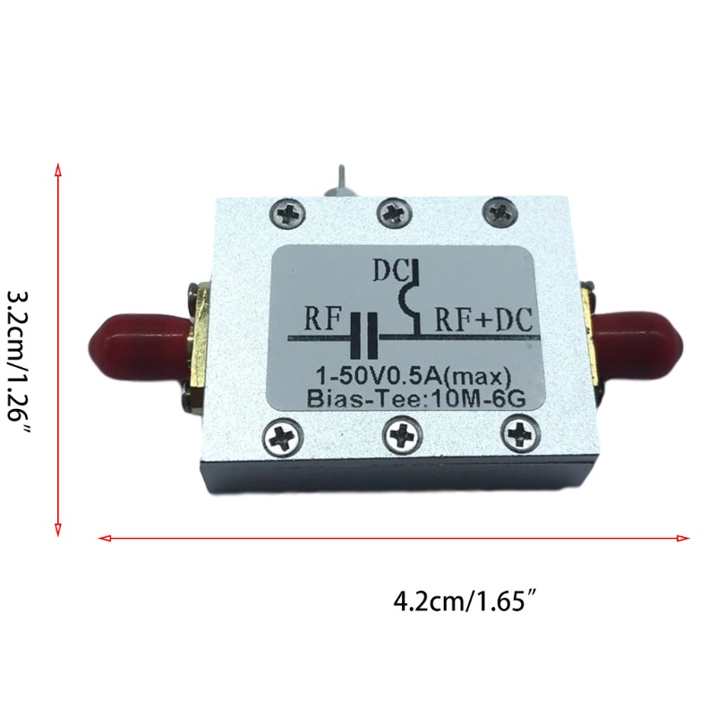 Btsg Low Noise Broadband Frekuensi Radio Microwave Coaxial Bias10MHz Ke 6GHz Bias Tee