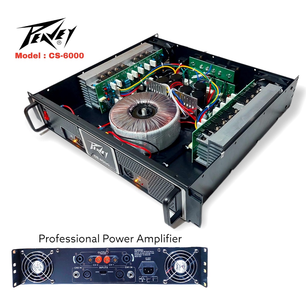 POWER AMPLIFIER PEAVEY CS 6000 / CS6000