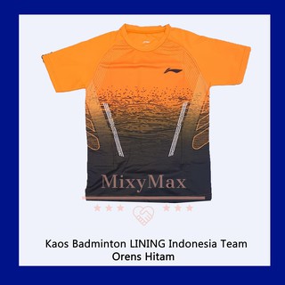  Kaos  Badminton  TIM INDONESIA LINING OFFICIAL Shopee 