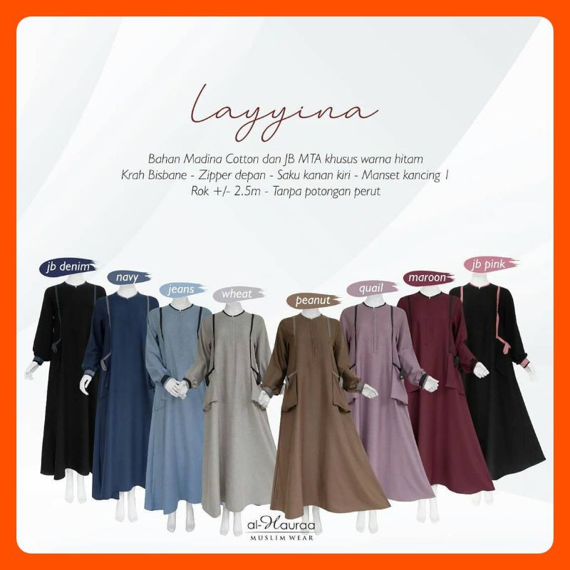 Gamis Layyina Al Hauraa Katun Madina