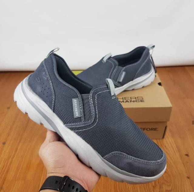 Skechers corven horst / Skechers pria Corven horst men / sepatu pria skechers + lengkap box