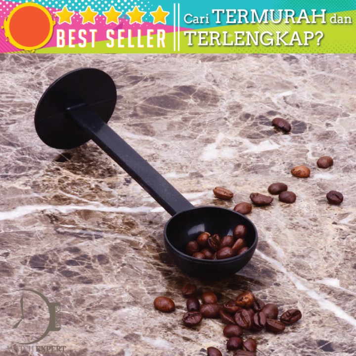 COD 2 in 1 Sendok Takar Kopi Measuring Spoon + Coffee Tamper - HOOMIN G1120