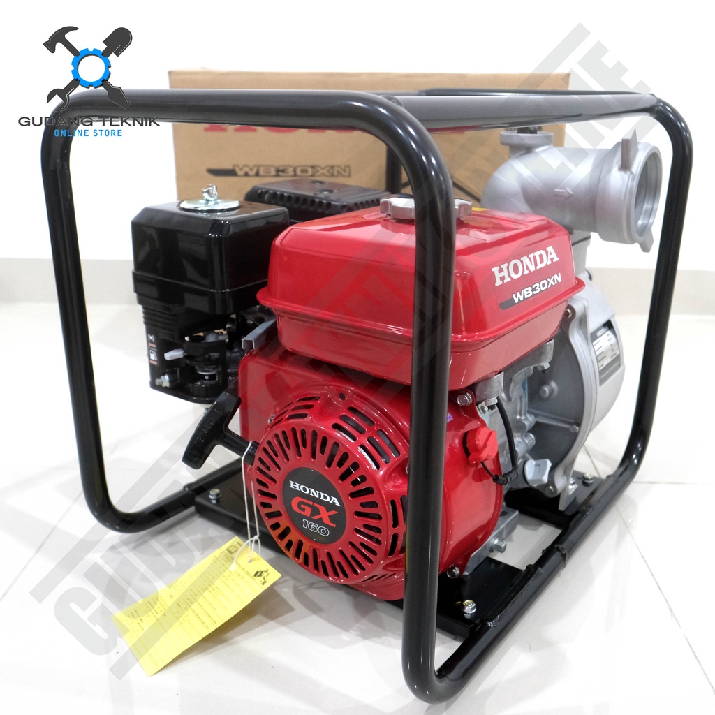 Water Pump 3&quot; HONDA WB30XN GX160 / Mesin Waterpump Alkon 3 Inch - Pompa Air Irigrasi Sawah WB 30 XN HONDA