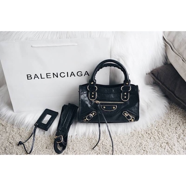 Balenciaga Metallic Edge Mini Ghw City