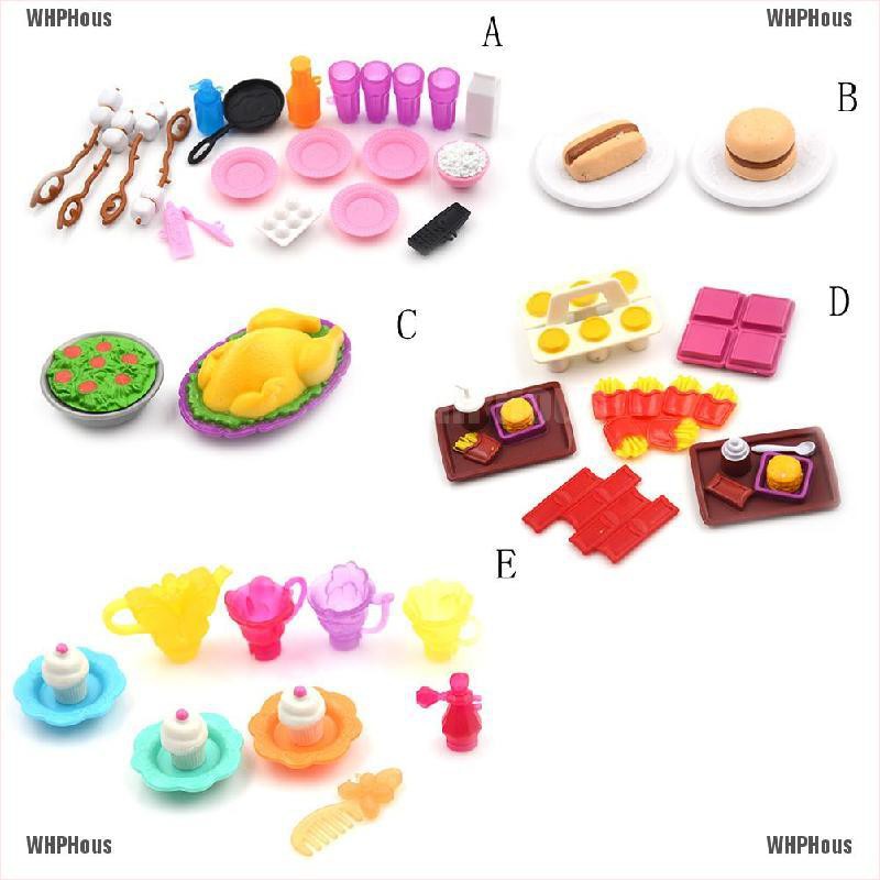 dollhouse food set