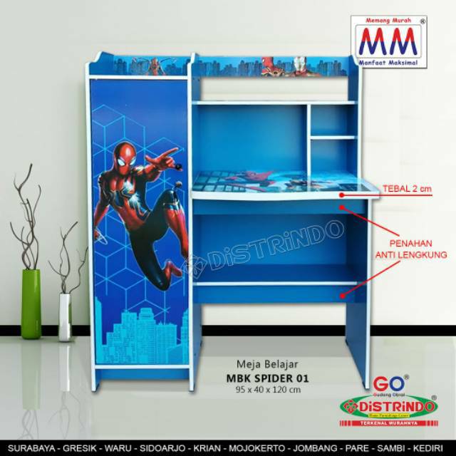 Meja Belajar Gambar Spiderman Murah Papan Halus sampai Meja Belajar Gambar Spiderman Murah Papan Halus sampai