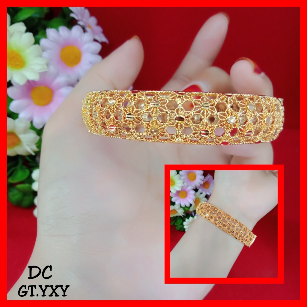 GELANG TANGAN BANGLE DUBAI LAPIS MAS 24K