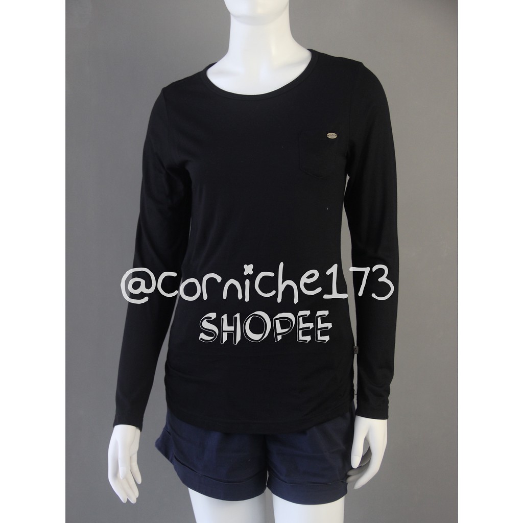 Corniche Pocket Tee Black - TV230913